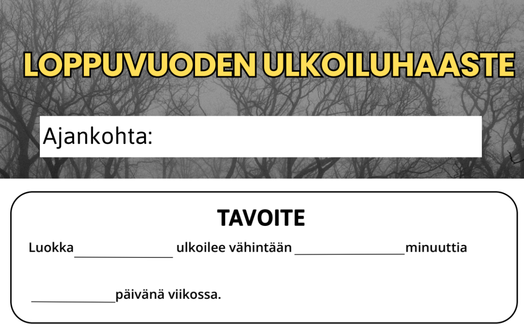 Ulkoiluhaasteiden seuranta